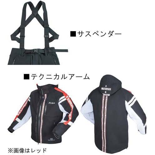 釣武者 テクニカルアーム 3レイヤーレインスーツ グレー 3L : エビス