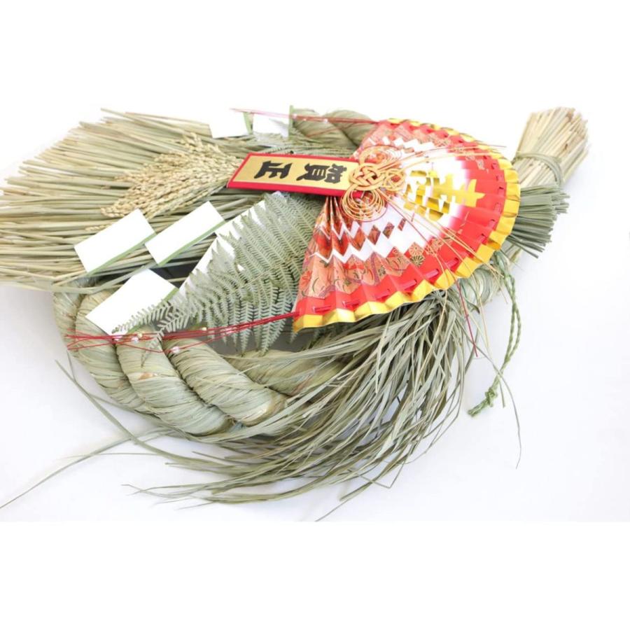 しめ縄 注連縄 しめ飾り 正月飾り 玄関 しめ縄リース 華風 迎春 お正月飾り 干支 門松 しめ縄 送料無料 特大リース 豊穣 17新作モデル