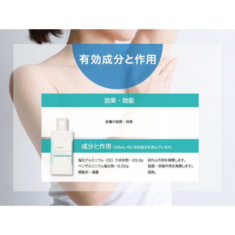 えびす調剤薬局 大容量 塩化アルミニウム20%配合 塩化アルミニウム