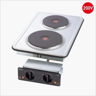 三化工業 SPH-212SHT プレートヒーター 2口 200V SPH212SHT : eb