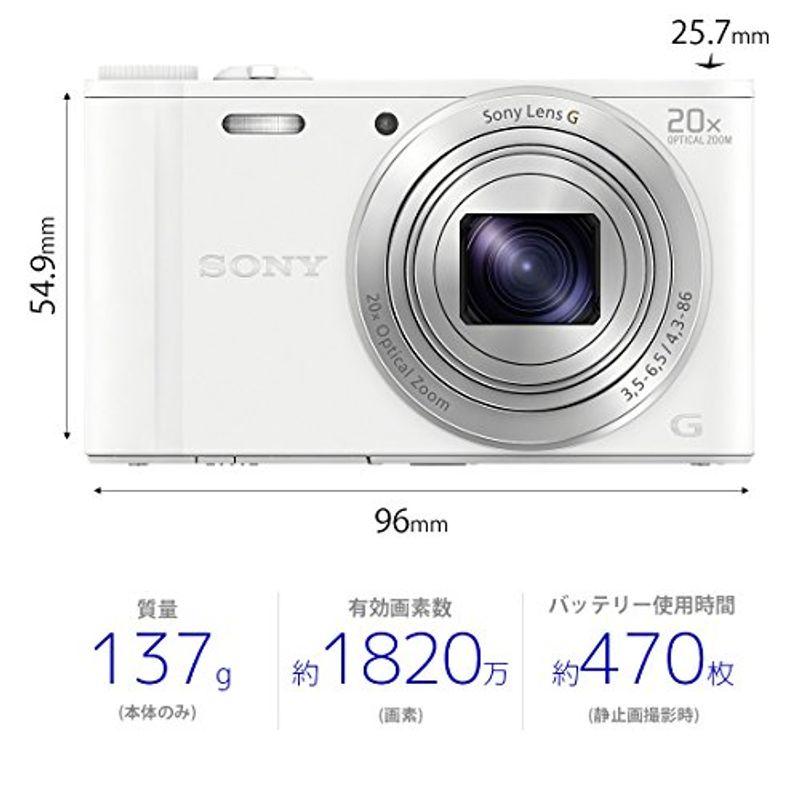 ソニー デジタルカメラ Cyber-shot WX350 光学20倍 ホワイト DSC-WX350-W｜ebisuya-food｜05