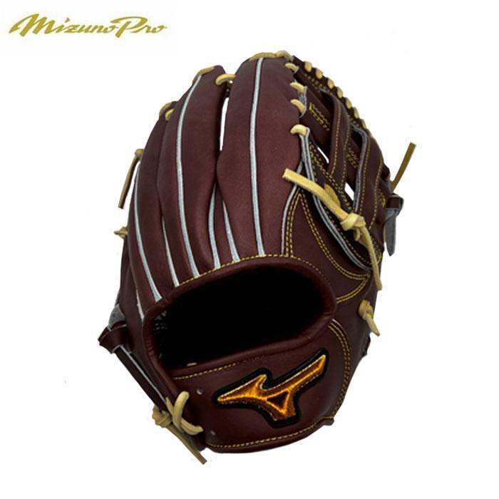 332.日本製限定品ミズノプロ硬式グラブ Mizuno Pro 2重刺繍サービス ミズノプロ 野球 硬式グラブ