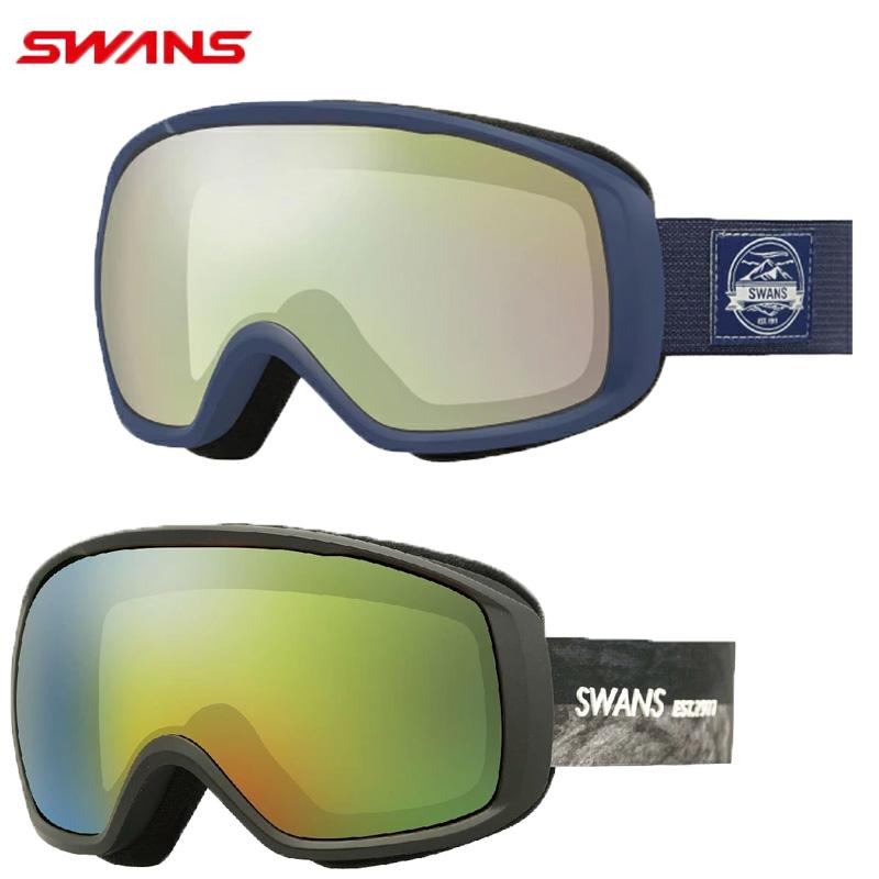 SWANS（スワンズ） スノーゴーグル 眼鏡対応 ミラーレンズ くもり止め