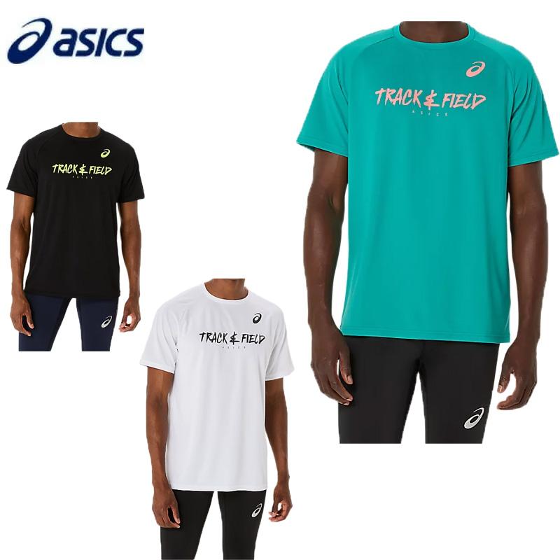 ASICS（アシックス） トラックペイントグラフィック半袖シャツ メンズ