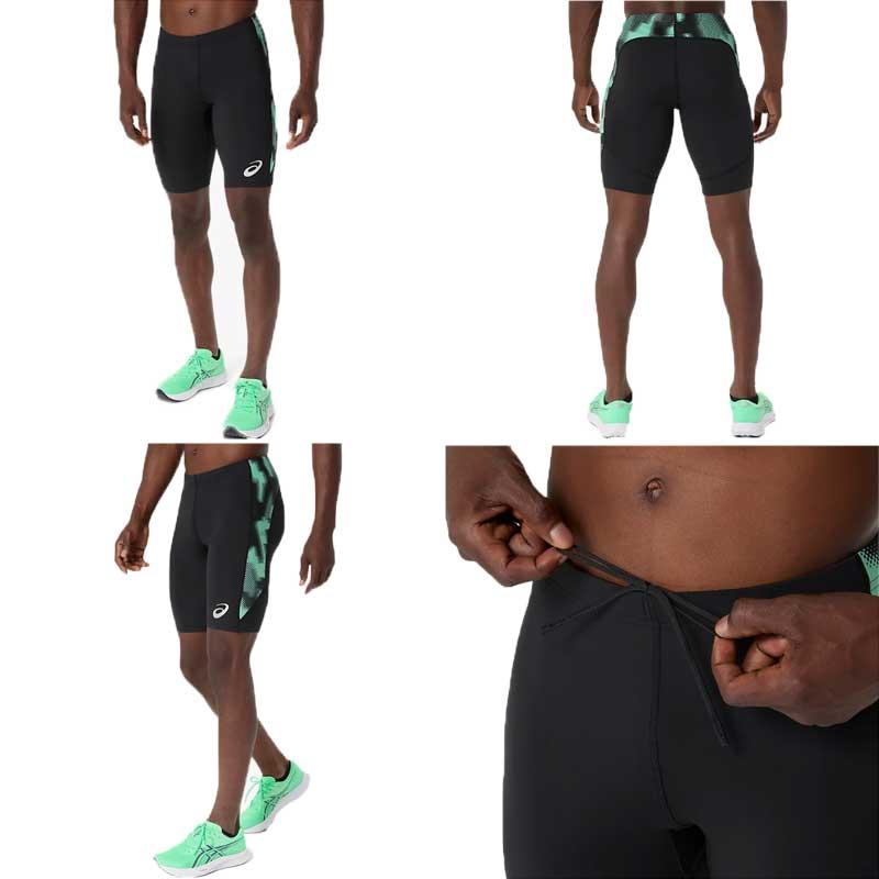 ASICS（アシックス） トラックグラフィックミドルタイツ メンズ 陸上