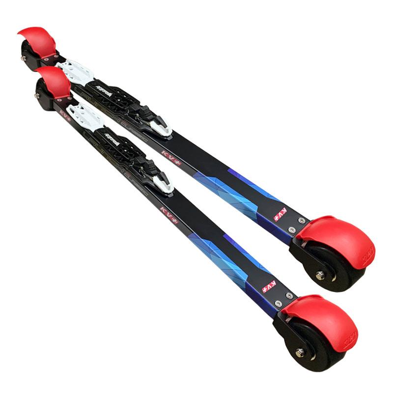 【美品】ローラースキー KV＋ クラシカル　NNN ビンディング付 KV+ LAUNCH PRO CLASSIC 70cm ローラースキー ビンディング付き2点