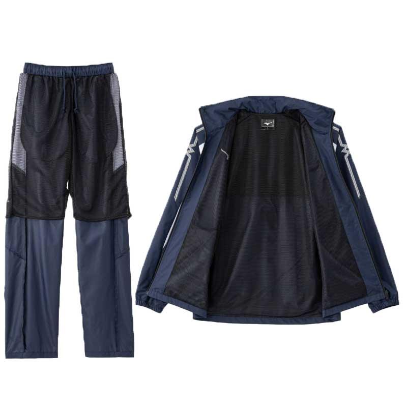 ミズノ プロ　メンズ　ウィンドブレーカー　XO　上下セット　ウェア　紺　ジャージ Amazon | [ミズノ] ウインドブレーカー メンズ 上下セット