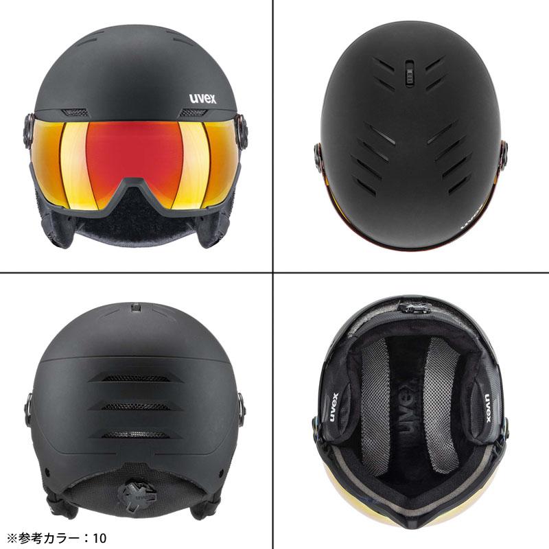 ウベックス スキーヘルメット wanted visor 566262 80 ネイビーマット 5862cm 202223 バイザーヘルメット