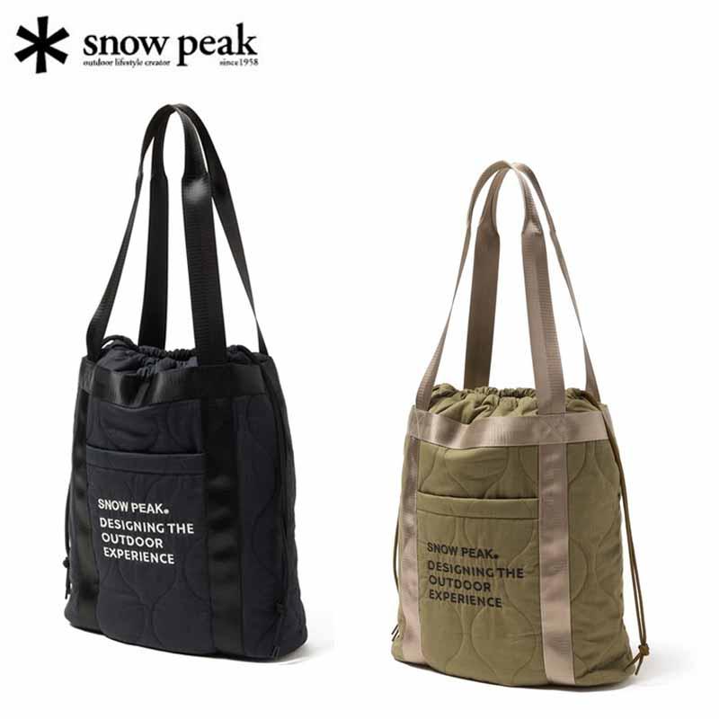 snow peak（スノーピーク） Quilted Ripstop Tote メンズ レディース