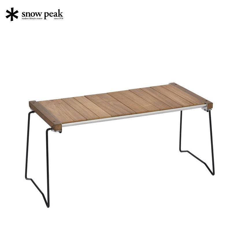 snow peak（スノーピーク） IGTスリム テーブル 木製 折りたたみ 収納