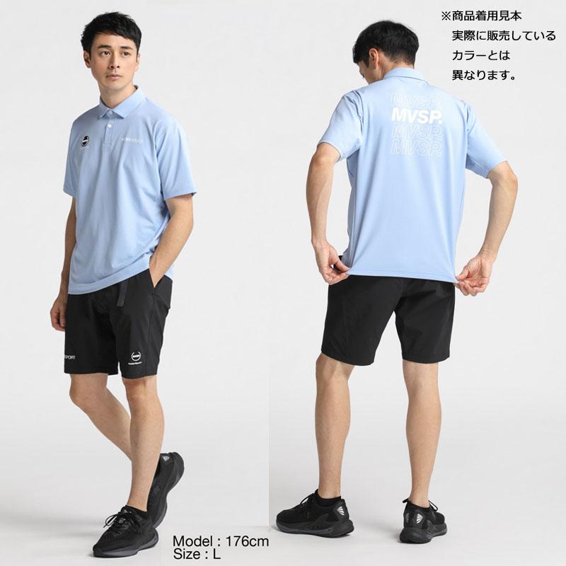 DESCENTE デサント SUNSCREEN ミニ鹿の子バックロゴポロシャツ DESCENTE デサント SUNSCREEN ミニ鹿の子バックロゴポロシャツ