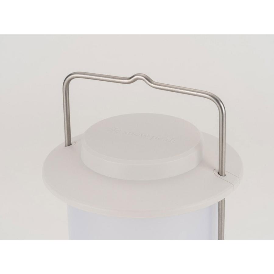 美品 スノーピーク peak  &amp; CAMP ランタン アイボリー ES-080-IV 充電スタンド 充電式 キャンプ アウトドア snow peak（スノーピーク） HOME&CAMPランタン アイボリー ランプ 照明