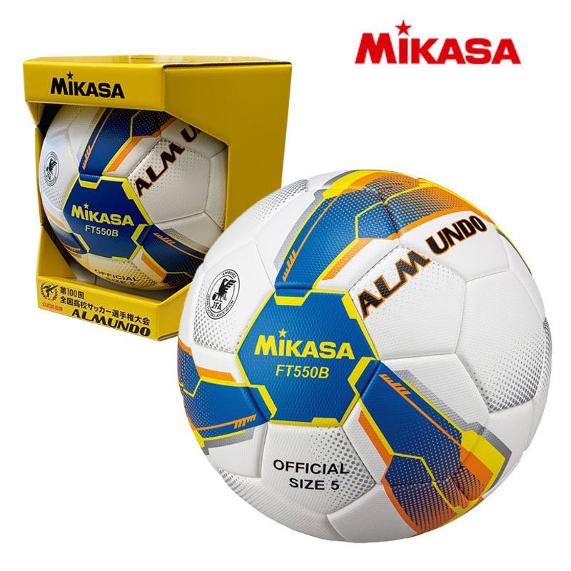 ミカサ サッカーボール 5号球 Almundo Ft550b Bly 検定球 貼り 青黄 Ft550b Bly エビスヤスポーツ 通販 Yahoo ショッピング