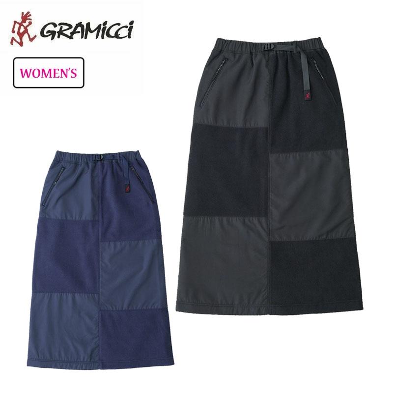 GRAMICCI グラミチ サーマルフリースパッチスカート G5FW-SK008 レディース THERMAL FLEECE PATCH SKIRT 正規品 即納 GRAMICCI（グラミチ） サーマルフリースパッチスカート レディース