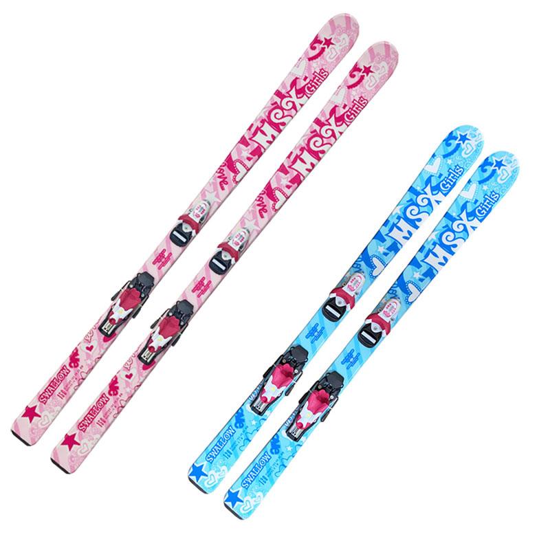 スワロー ジュニア スキービンディング 2点セット スキー板 金具付き