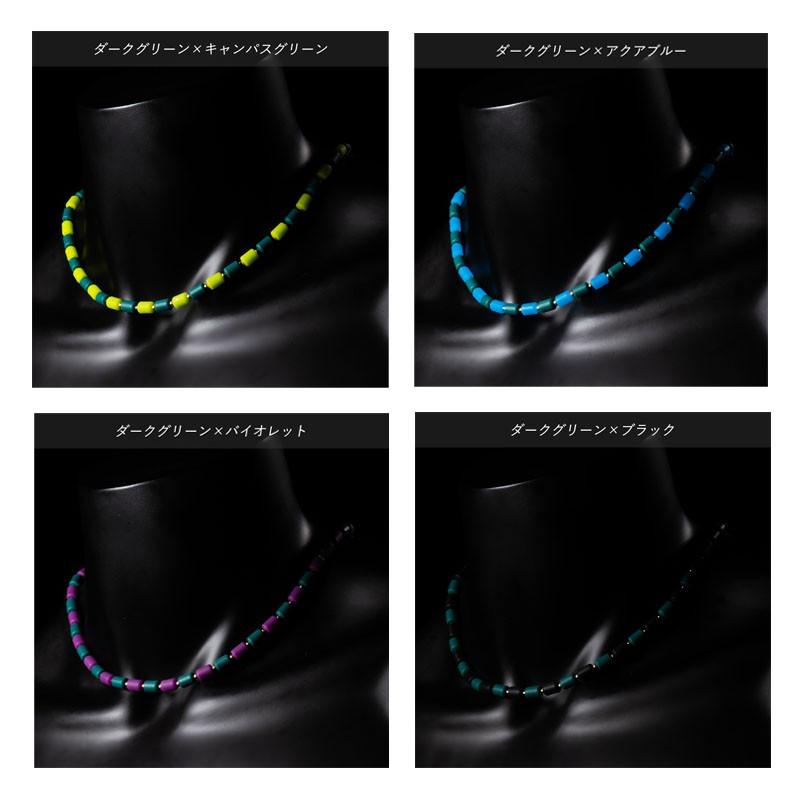 chrio インパルスネックレス　48cm スカイブルーブラック SteP MALL ONLINE SHOP / [CHRIO]インパルスネックレス<アクア