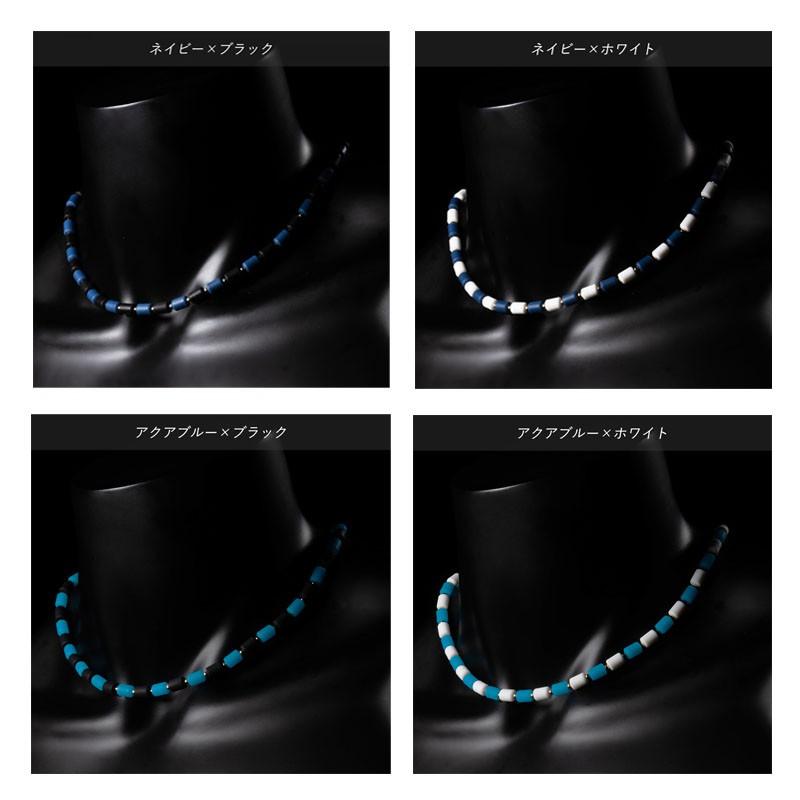 CHRIO クリオ インパルスネックレス S 43cm ネイビー×ブラック CHRIO（クリオ） 受注生産商品 インパルスネックレス Impulse Necklace