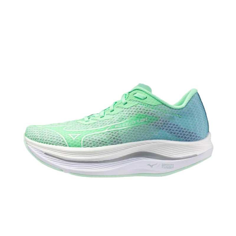 ミズノウエーブリベリオンフラッシュ2 レディース ランニングシューズ レーシング 陸上 マラソン ランナー 長距離 J1GD2435 mizuno 2025春夏モデル_4