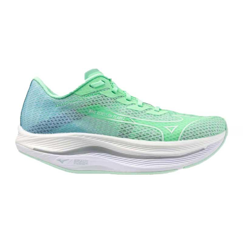 ミズノウエーブリベリオンフラッシュ2 レディース ランニングシューズ レーシング 陸上 マラソン ランナー 長距離 J1GD2435 mizuno 2025春夏モデル_5