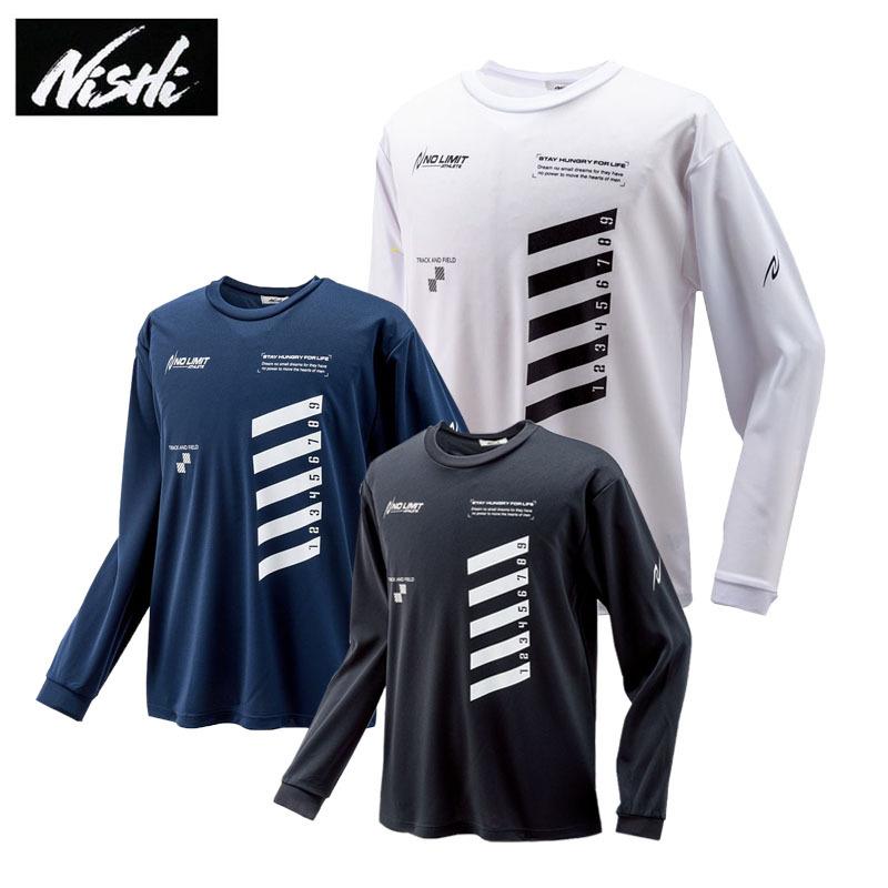 ニシ スポーツ 長袖 機能ｔシャツ メンズ レディース アスリートプライド ロングスリーブシャツ No Limit Athlete N62 926 21秋冬 陸上 Nishi N62 926 エビスヤスポーツ 通販 Yahoo ショッピング