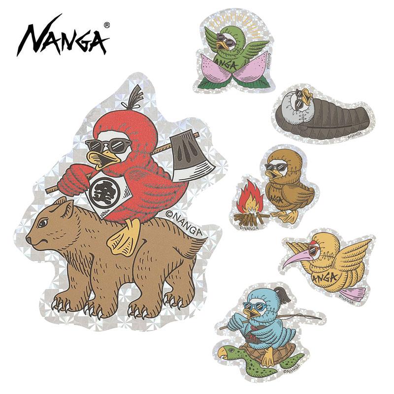 NANGA（ナンガ） ホログラフィック ガーシーステッカー アウトドアギア