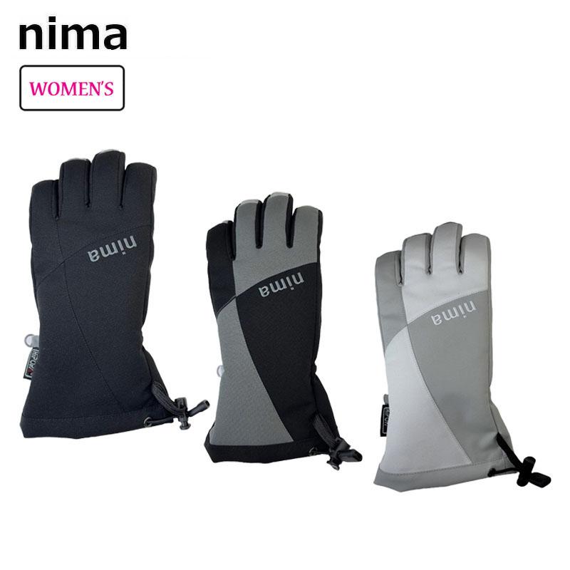 ニーマ スキーグローブ レディース 5本指 手袋 スキー スノーボード