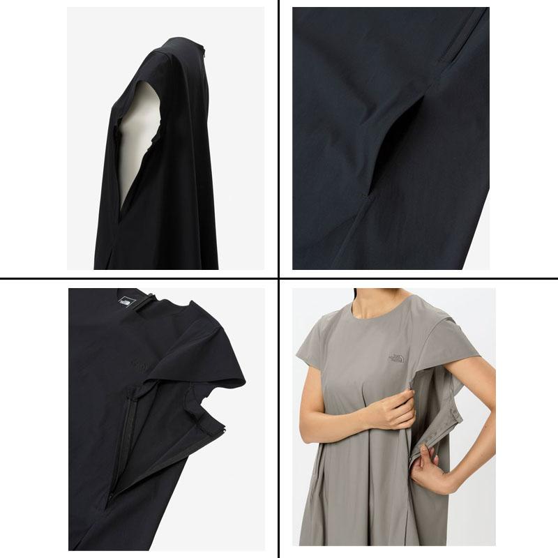 ザ・ノース・フェイス マタニティスイングラックスワンピース レディース ニット UV 吸汗速乾 授乳服 妊婦服 産前産後 NTM12602 THE NORTH FACE 2026春夏の画像