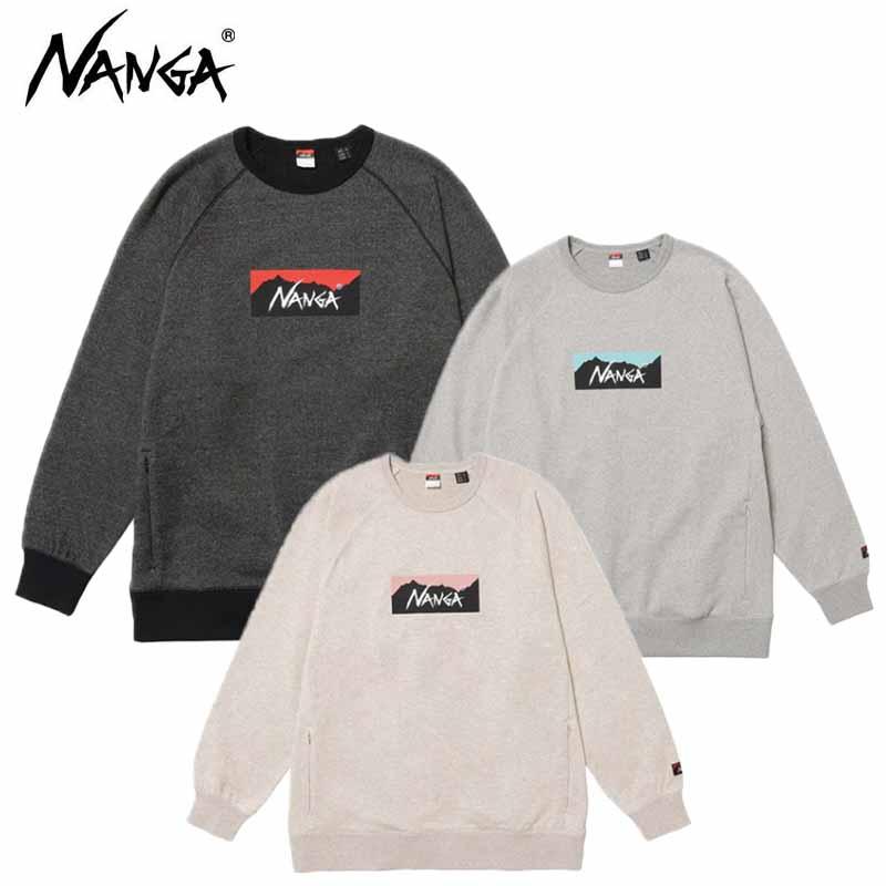 NANGA ナンガ スウェット NANGA（ナンガ） エコハイブリッドボックスロゴスウェットシャツ