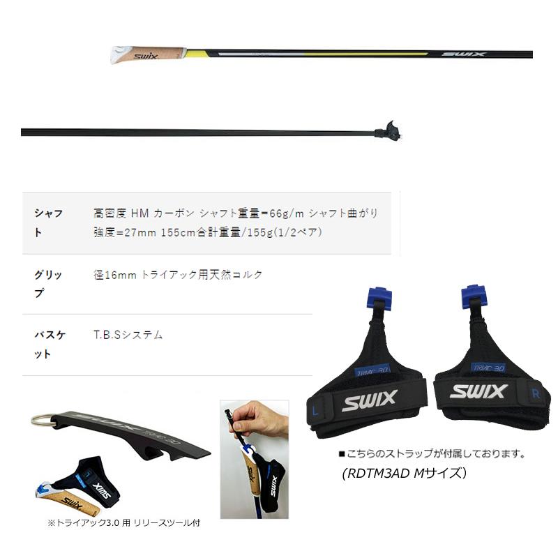 取り寄せ商品 142.5cm スウィックス クロスカントリースキー ポール