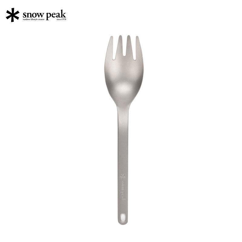 スノーピーク　チタンフォーク　SCT-125 　6本セット snow peak（スノーピーク） スクー 先割れスプーン フォーク 食器