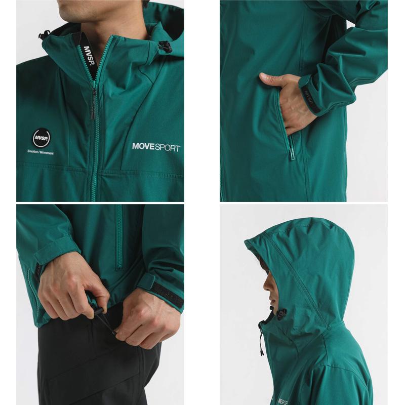 MOVESPORT デサント 2WAYストレッチナイロン フルジップ