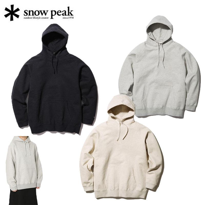 snow peak（スノーピーク） リサイクルコットンプルオーバーフーディー 