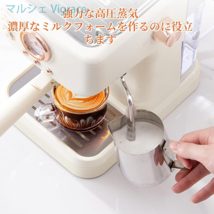 エスプレッソマシン 家庭用 コーヒーメーカー 小型 コーヒーマシン