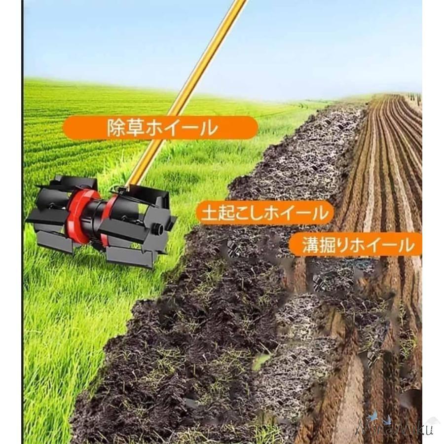 土起こし?除草用多機能ホイール、 ドイツ除草用多機能ホイール 雑草