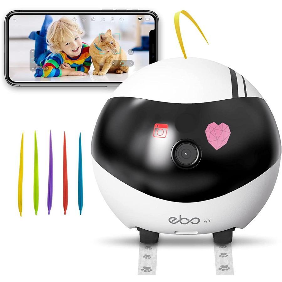 EBO Air 自走式 360度 ペットカメラ 見守りカメラ 室内防犯 高画質 