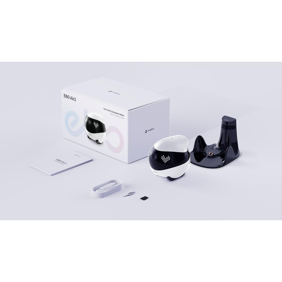 EBO Air2 自走式 360度 ペットカメラ 3色 見守りカメラ 2K高画質
