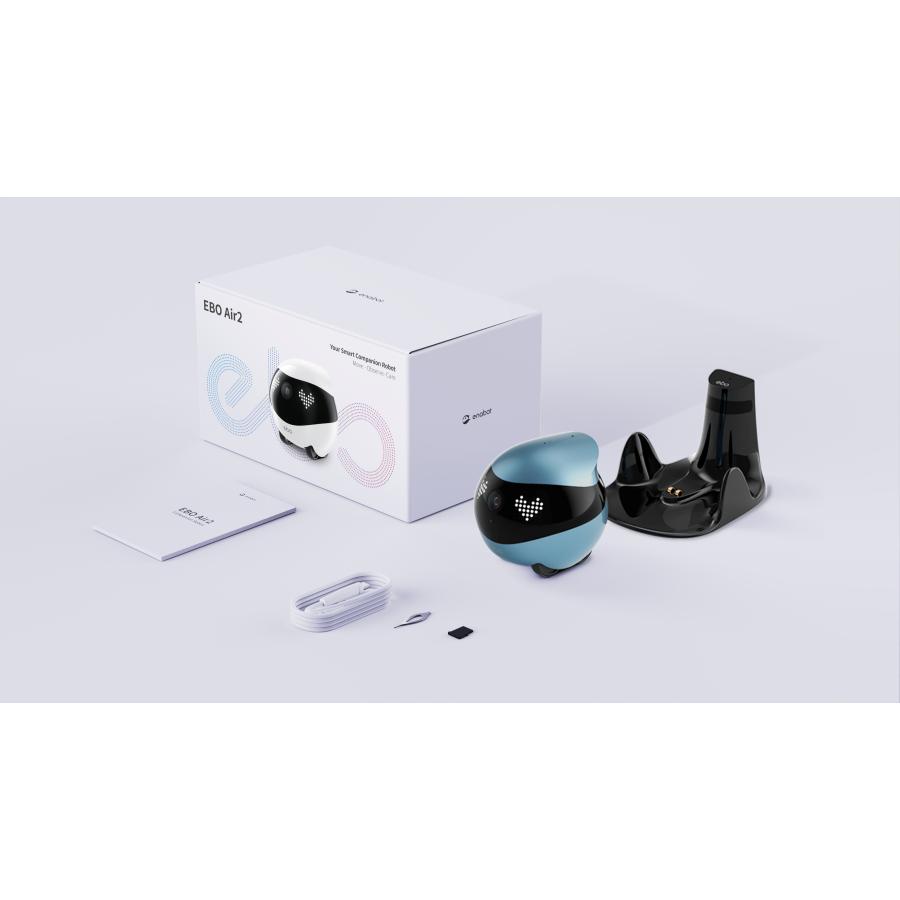 EBO Air2 自走式 360度 ペットカメラ 3色 見守りカメラ 2K高画質