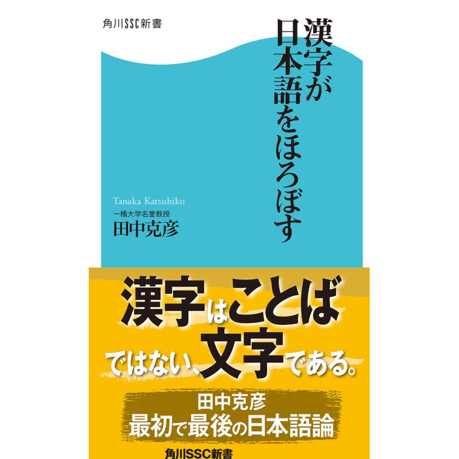 漢字が日本語をほろぼす 電子書籍版 / 著者:田中克彦 | 