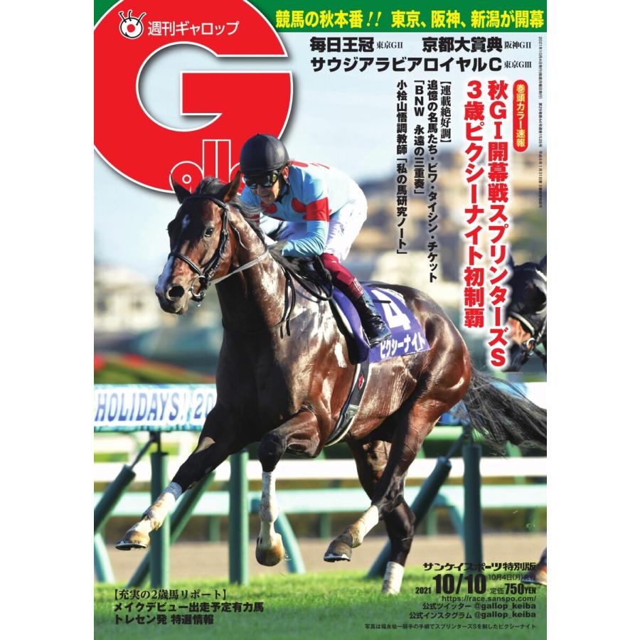 最新号　週刊ギャロップ　応募券あり　セントライト記念 ローズS