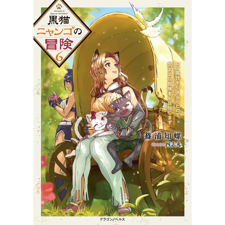 黒猫ニャンゴの冒険6 レア属性を引き当てたので、気ままな冒険者を目指します 電子書籍版 / 著者:篠浦知螺 イラスト:四志丸 | 
