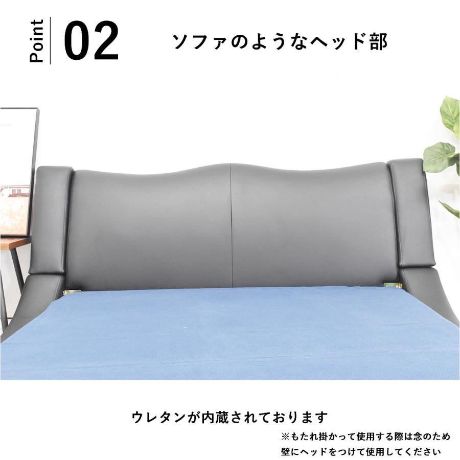 ダブルベッド 流線型 おしゃれ マットレス付き Dベッド マット ダブルベッド 流線型 おしゃれ マットレス付き Dベッド マット