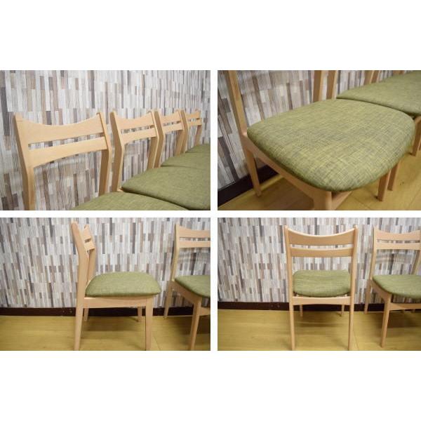 4脚セット ダイニングチェア スチール脚 コンパクト 背もたれ付き 組立