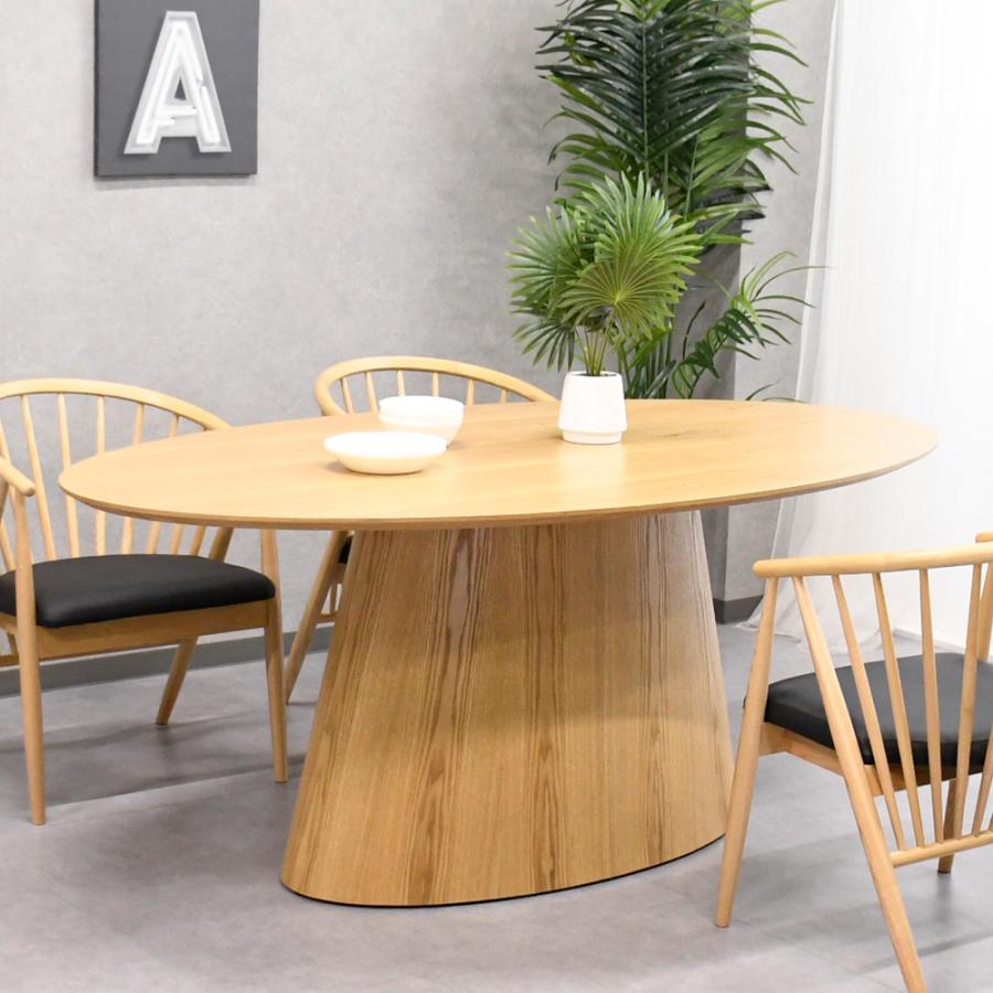 ダイニングテーブル 北欧 180cm幅 テーブル 木製 おしゃれ オーク突板