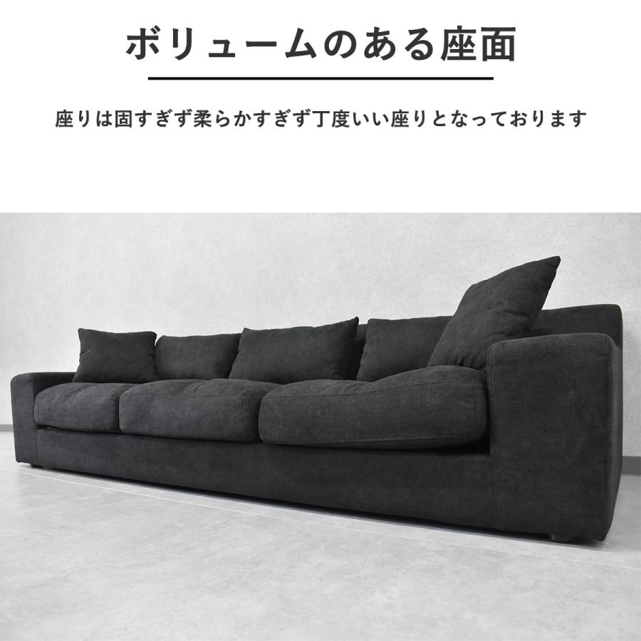 カウチソファー ロータイプ 北欧 おしゃれ 布製 ソファー モダン ファブリック ソファ L字 コーナーソファー ローソファー オットマン 三人掛け ソファー L型_5