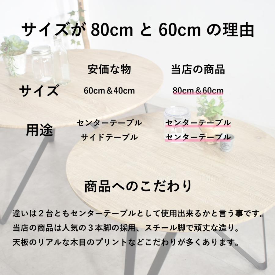 センターテーブル 丸 ネストテーブル 80cm 60cm おしゃれ 北欧 センターテーブル 丸 ネストテーブル 80cm 60cm おしゃれ 北欧