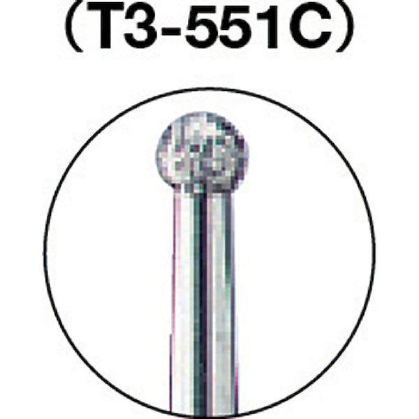 あすつく対応 「直送」 トラスコ TRUSCO T3-551C ダイヤモンドバー Φ２Ｘ軸３ ＃１００ T3551C 144-1027｜ebuhin｜04