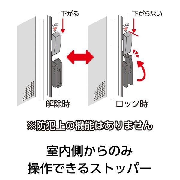 川口技研 RS-1 網戸ストッパー RS1 網戸用品 4971771110358 ロータリー