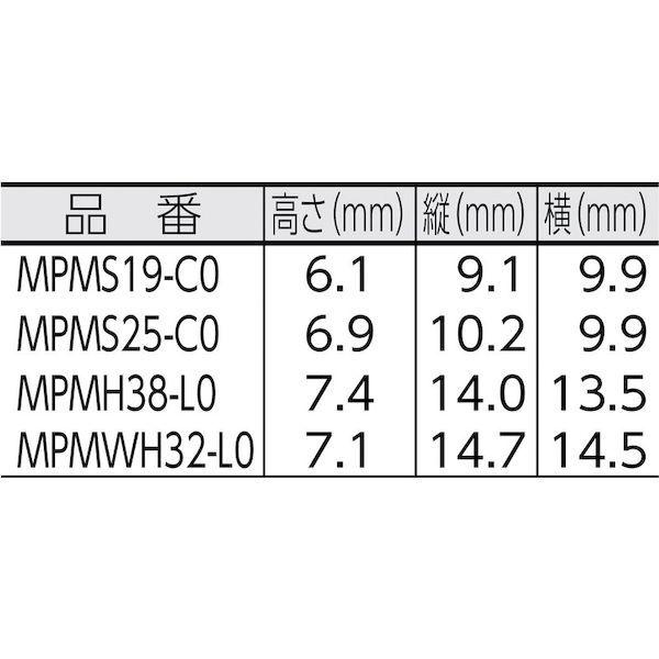 あすつく対応 「直送」 パンドウィットコーポレーション MPMS25C0 コンクリート用押し込み型固定具 １００個入 MPMS25-C0 Pandui_1