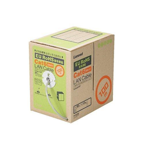 あすつく対応 「直送」 ELECOM エレコム LD-CT6/LG100/RS ＥＵＲｏＨＳ指令準拠ＬＡＮケーブル１００ｍリール巻ライトグレー LDC