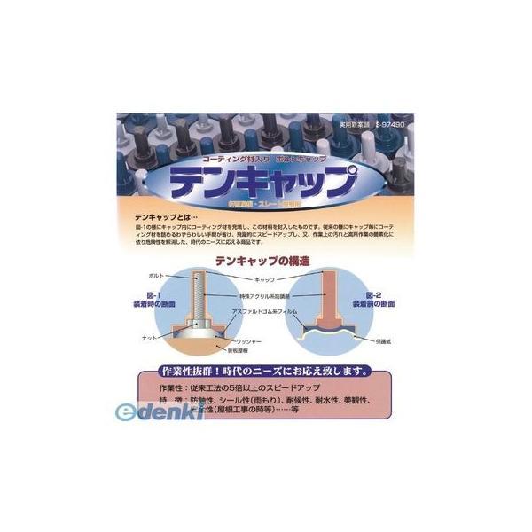 ヒロセ産業 TENCAP-10-G【100】 テンキャップ 10mm 色：グレー 充填材
